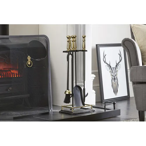 Fire Companion Set Brass