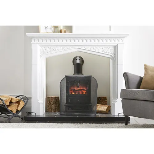 Dome Fireplace Guard Black