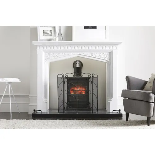 Scroll Fireplace Guard