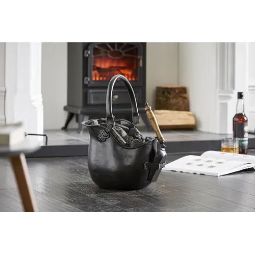 Inglenook Coal Bucket and Shovel Black