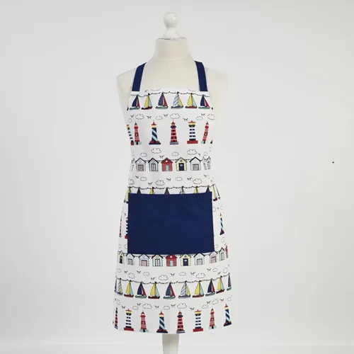 Nautical Print Cooking Apron