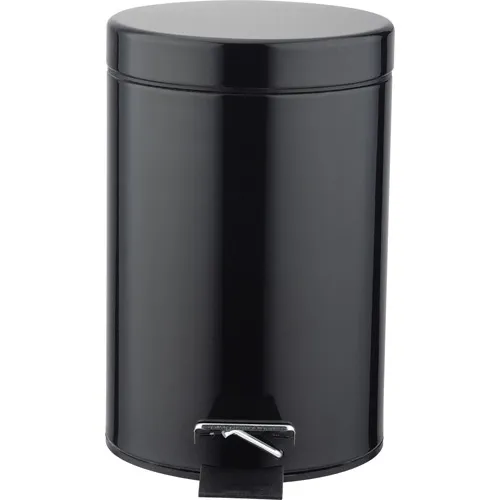 Small Bathroom Bin 3L Black