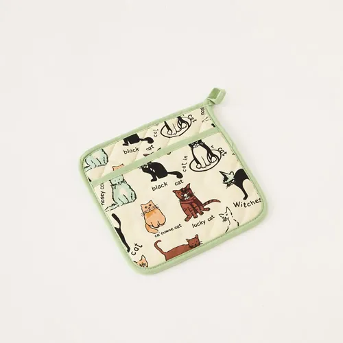 Cat Print Cotton Pot Holder