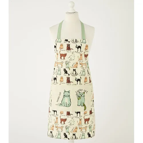 Cat Print Cooking Apron