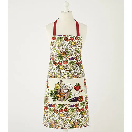 Kitchen Print Cooking Apron