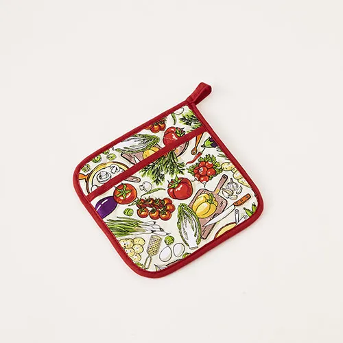 Kitchen Print Cotton Pot Holder