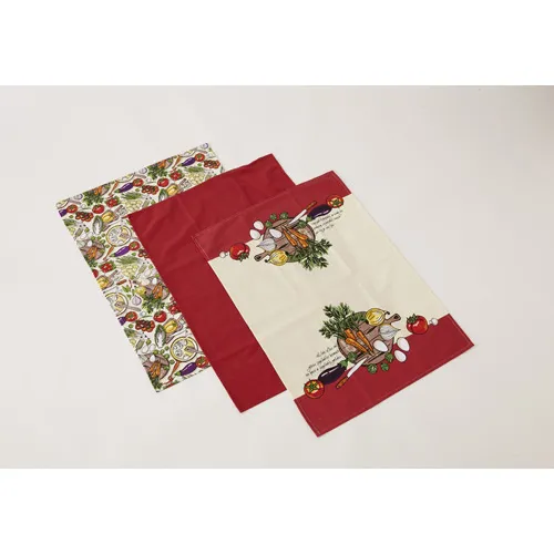 Kitchen Print Cotton Tea Towels