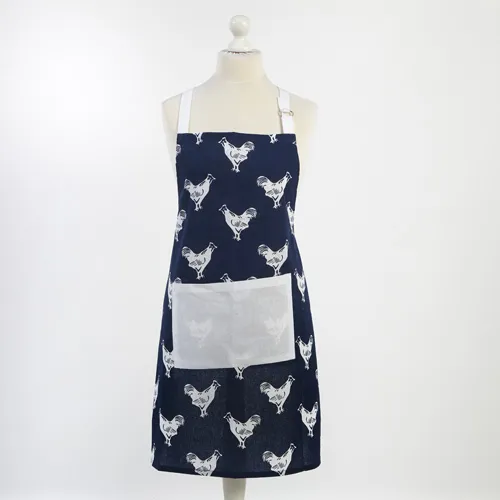 Cockerel Print Cooking Apron