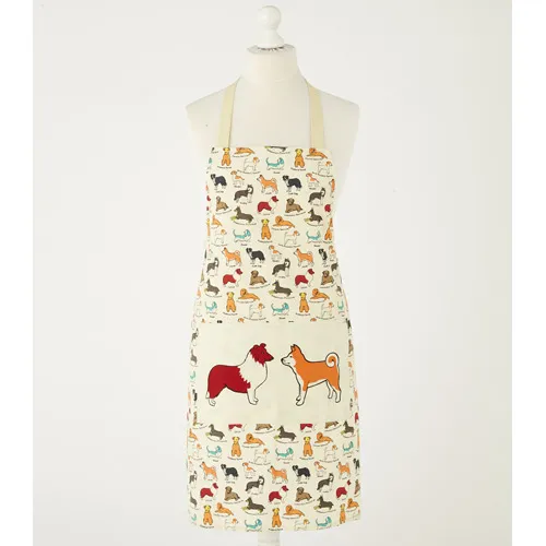 Dog Print Cooking Apron