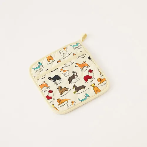 Dog Print Cotton Pot Holder