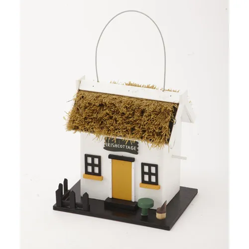 Wooden Bird House Irish Cottage