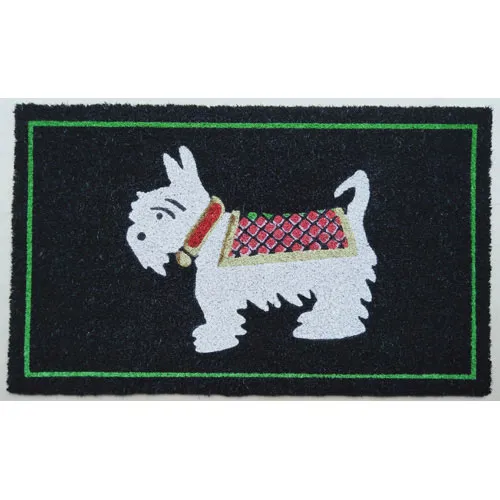 Scottie Dog Coir Door Mat