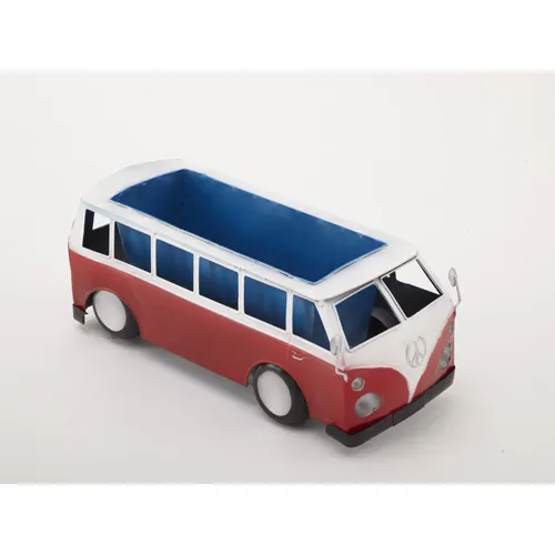 Campervan Garden Planter Red