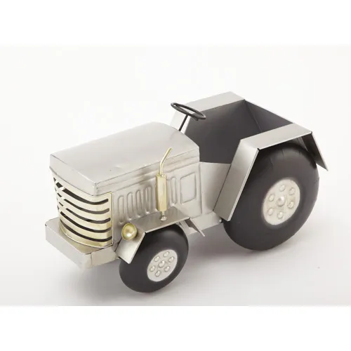 Tractor Garden Planter Grey