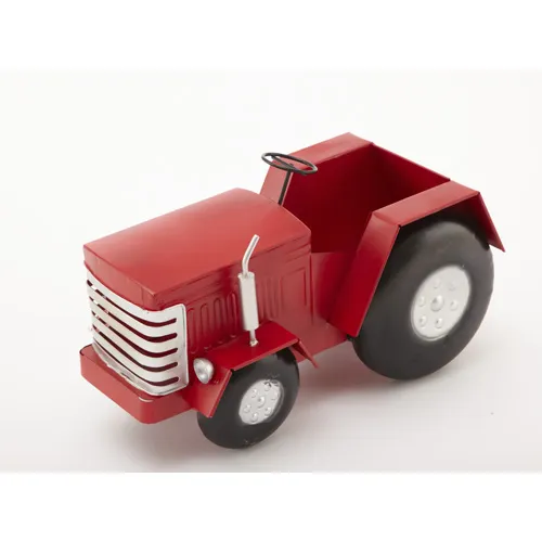 Tractor Garden Planter Red