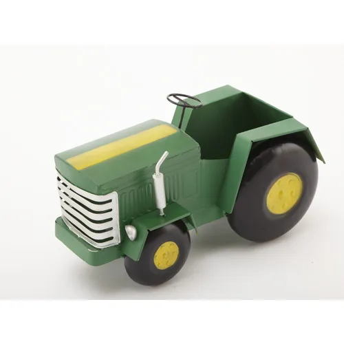 Tractor Garden Planter Green