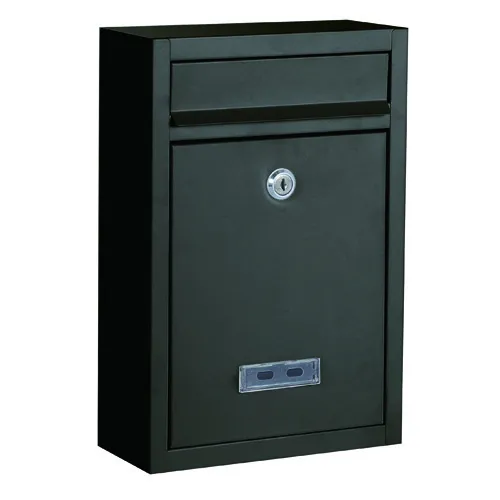 Arboria Wall Mounted Post Box Black