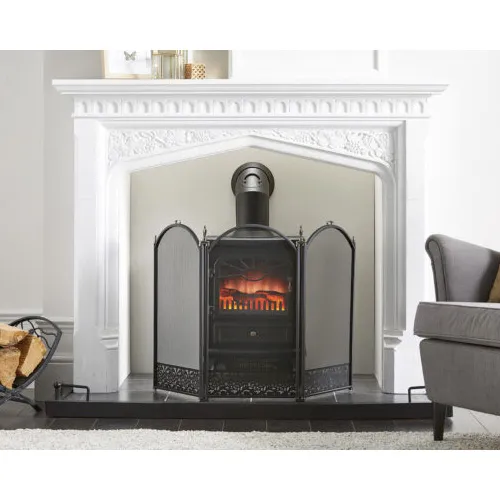 Filigree Fire Guard Black